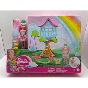 Mattel Barbie Dreamtopia Fairy Chelsea Doll & Treehouse Playset Age 3 & Up